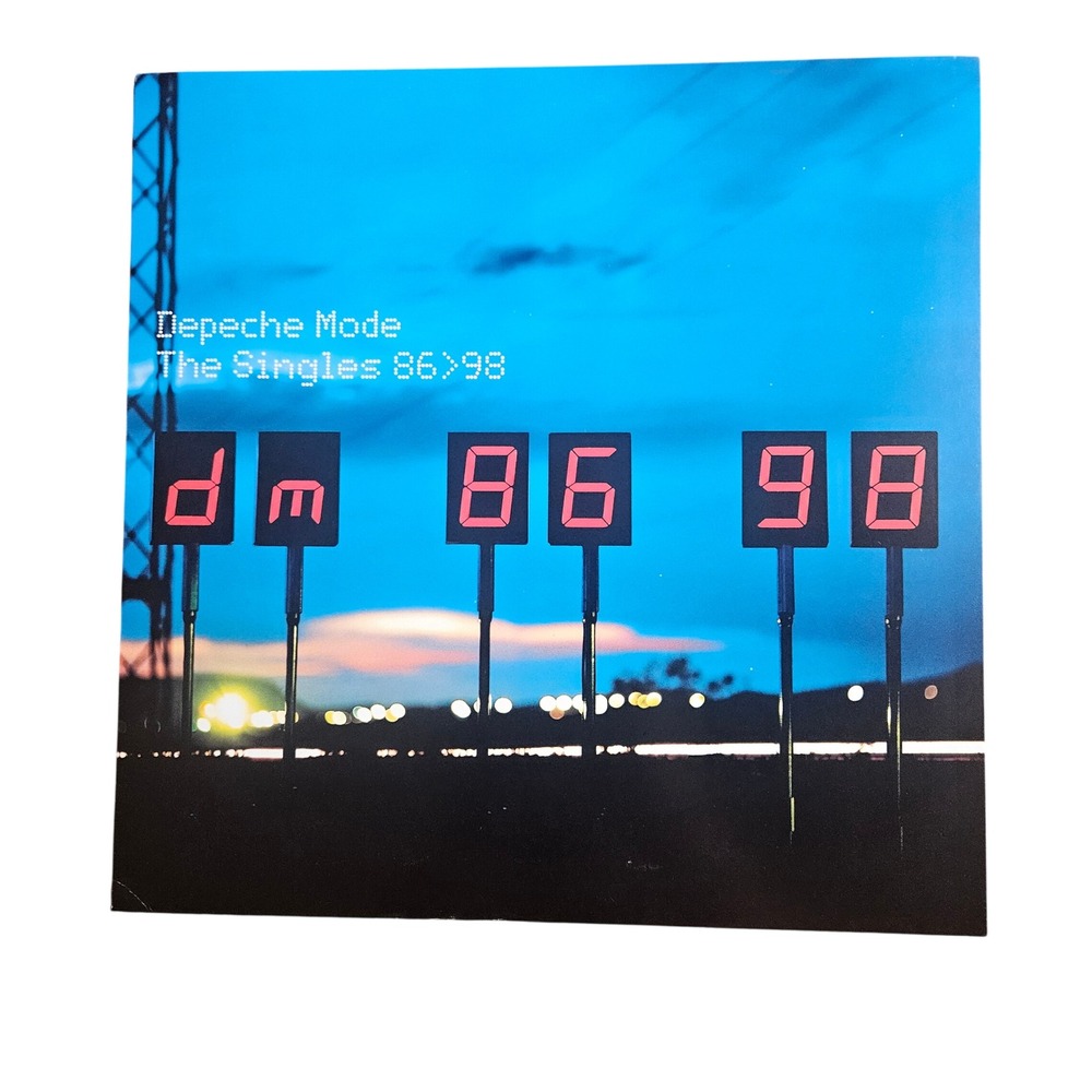Depeche Mode The Singles 86-98 1998 Promo Poster 12x12 Double Sided Mute Records